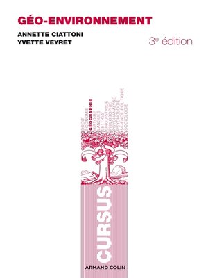 cover image of Géo-environnement